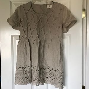 Designer Linen Blouse (Smile Clothing NZ)